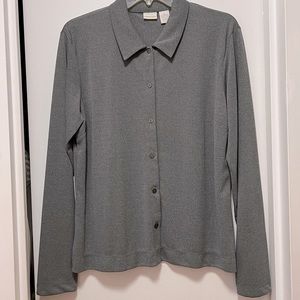 Gray Button Down Shirt
